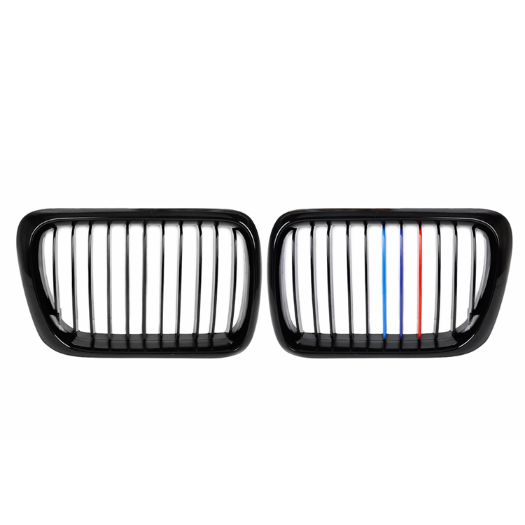 BMW E36 bright black M version of the grille