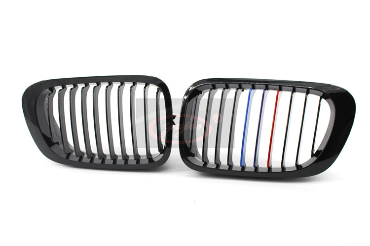 BMW E46 two old bright black M version of the grille