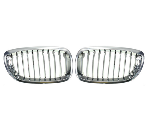 BMW E46 two new plating grille