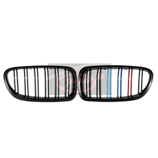 BMW F10 bright black double M version of the grille
