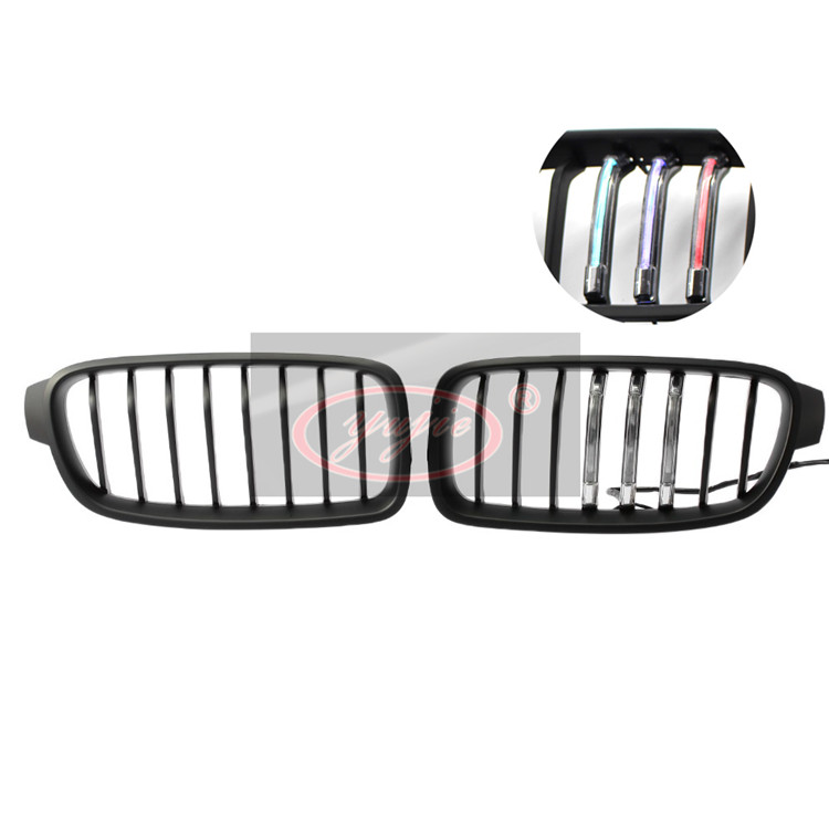 BMW F30 dumb black leds M version of the grille